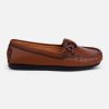 Women's Tan Soft & Flexy Loafers (IU2007)