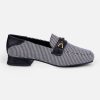 Women's Black/White Casual Slip On (IU2009)