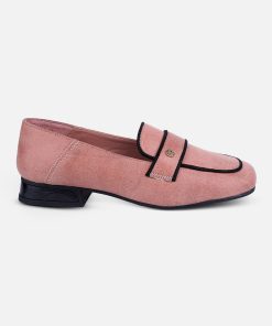 Women's Pink Casual Slip On (IU2010)