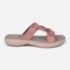 Women's Peach Comfort Sandals (IU6005)