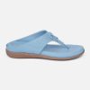 Women's LT.Blue Thong Sandals (IU6010)