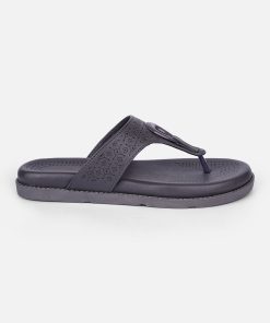 Women's Grey Thong Sandals (IU6015)
